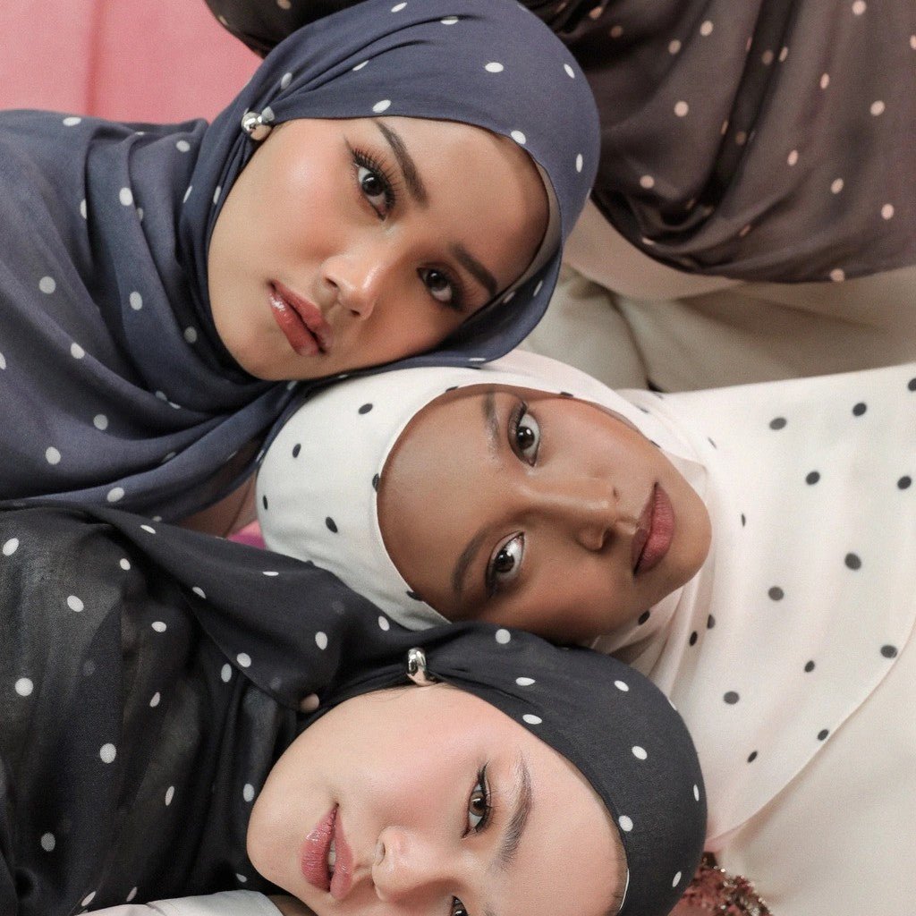 Polka Dot Hijab Scarf(MH230)
