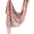 Poly-Cotton Floral Print Hijab Scarf(MH226)