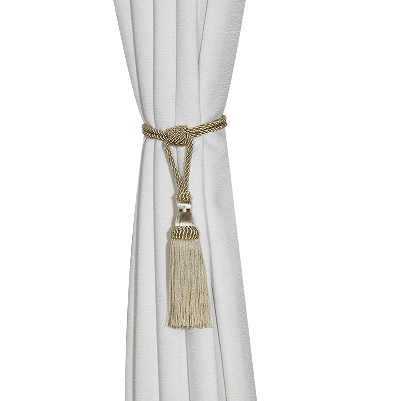 Polyester Tassel Curtain Tieback Handmade Hanging Tassels Fringe Curtains Holder Buckle Rope Decor Room Accessories European Style High-Grade Curtains Tieback Rope Tassel Holdbacks