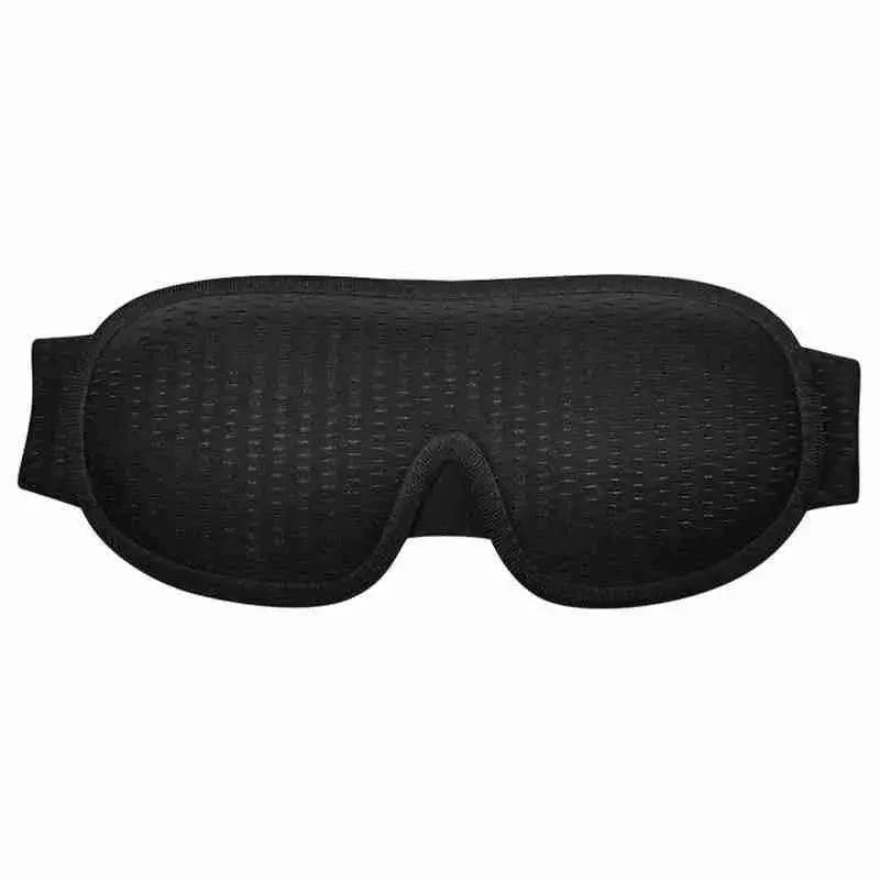 Portable Black Block Light Eye Soft Comfortable Eye Cover For Travel/Light Sleepers/Meditation Elastic Silk Sleep Eye Mask Adjustable Eye Patch