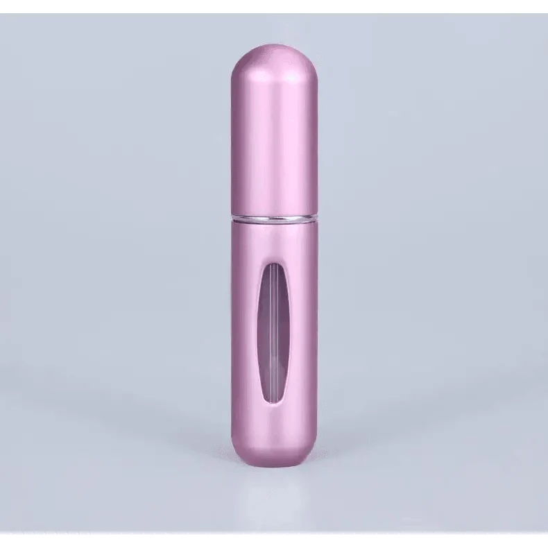Portable Mini Refillable Atomizer Bottle Lightweight Container For Cosmetics Mini Aluminum Empty Bottle For Traveling Cute Little Bottle For Ladies 5ml