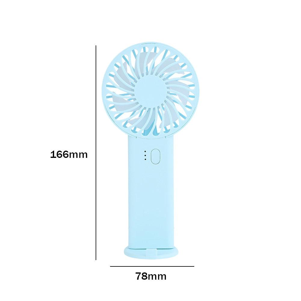 Portable Neck Fan USB Handheld Mute LED Digital Display Leafless Mini Electric Fan Colorful Atmosphere Lights 5th Gear For Rechargeable Personal Wearable Fan with Colorful Flashlight LED Digital Display And Low Noise