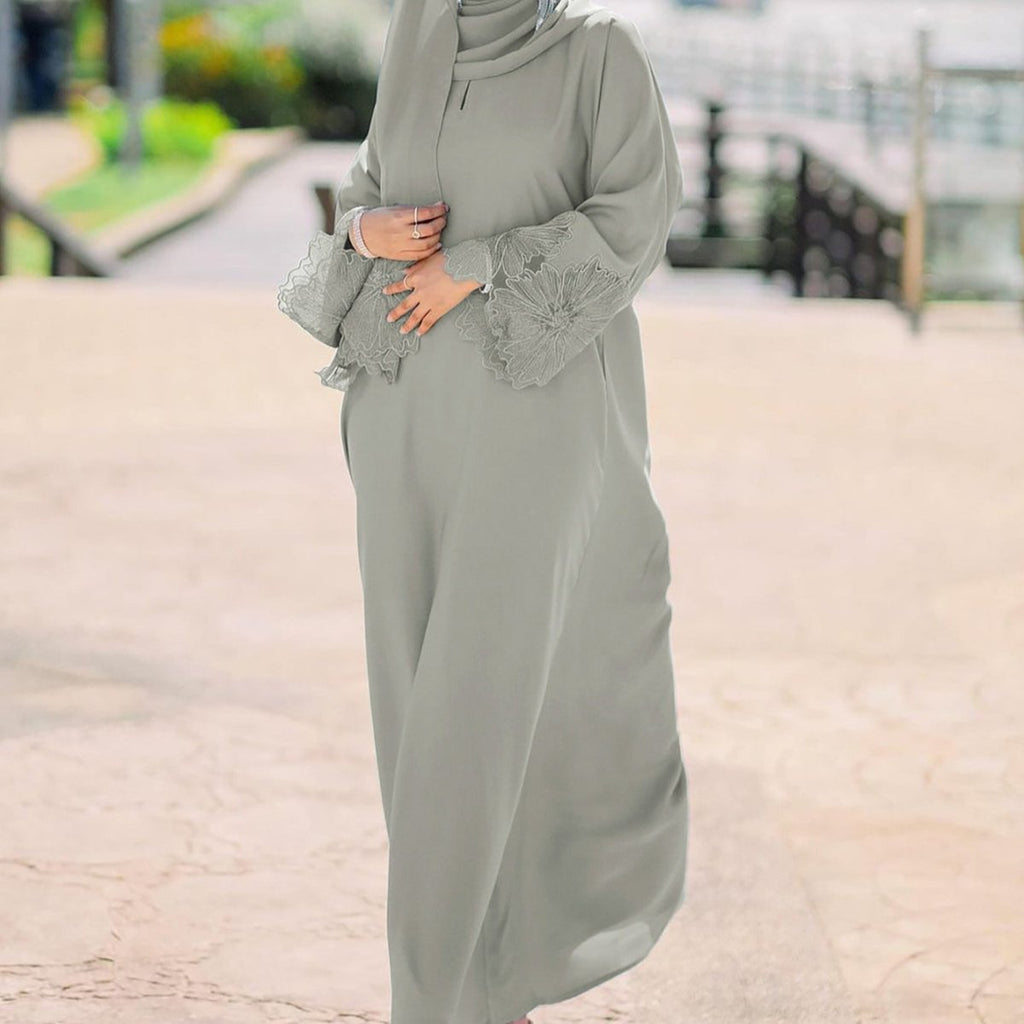 Prayer Abaya with Matching Hijab (MA396)