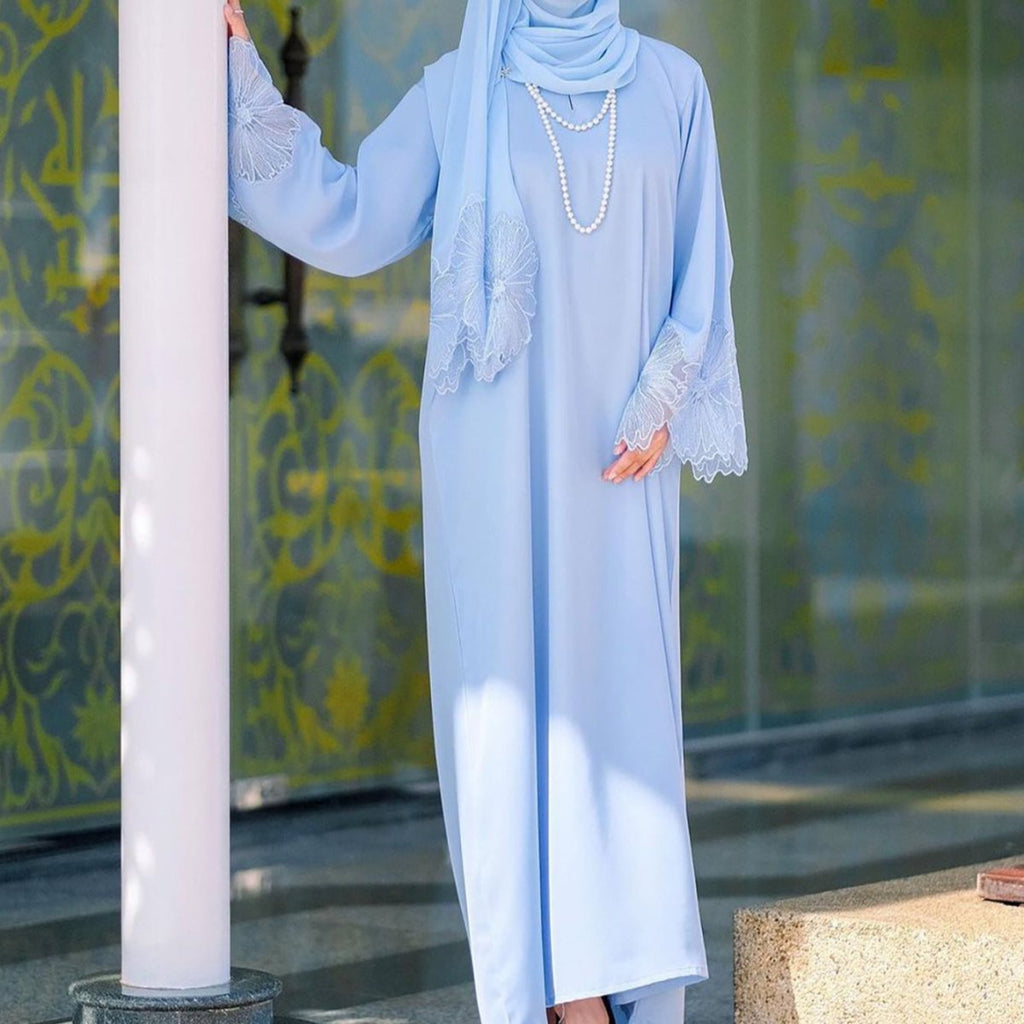 Prayer Abaya with Matching Hijab (MA396)
