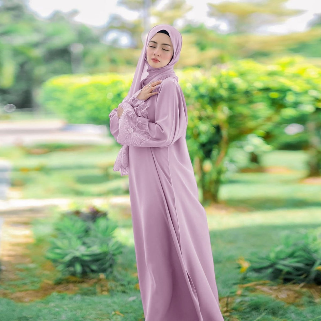 Prayer Abaya with Matching Hijab (MA396)