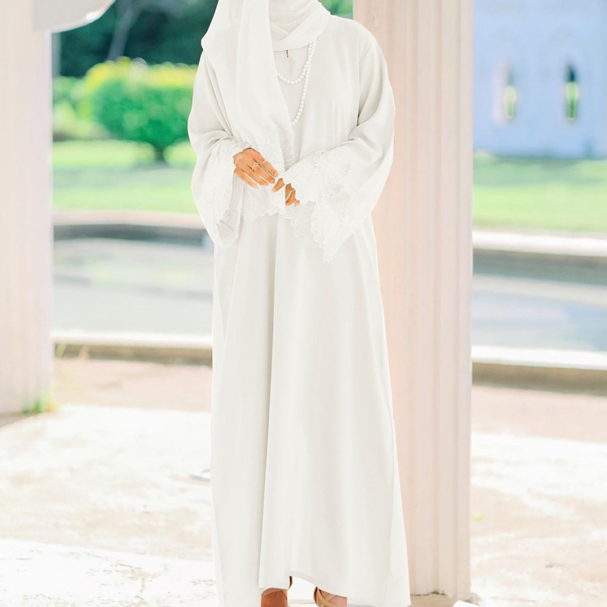 Prayer Abaya with Matching Hijab (MA396)