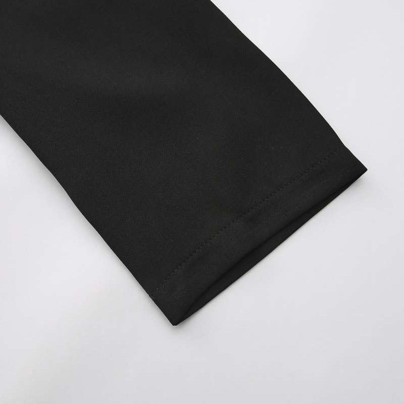 Premium Black Hooded Long Modest Muslim Robe Thobe for Men (MT029)