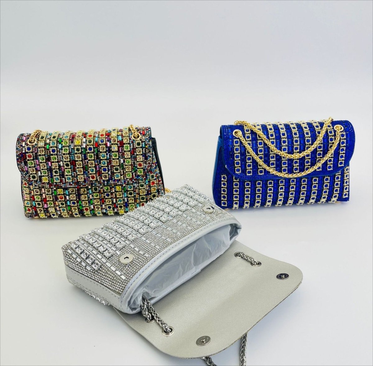 Premium Crystal Rhinestone Evening Clutch Bag (MAC427)