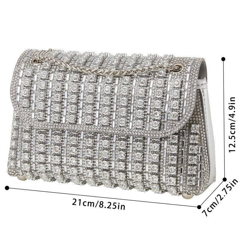 Premium Crystal Rhinestone Evening Clutch Bag (MAC427)