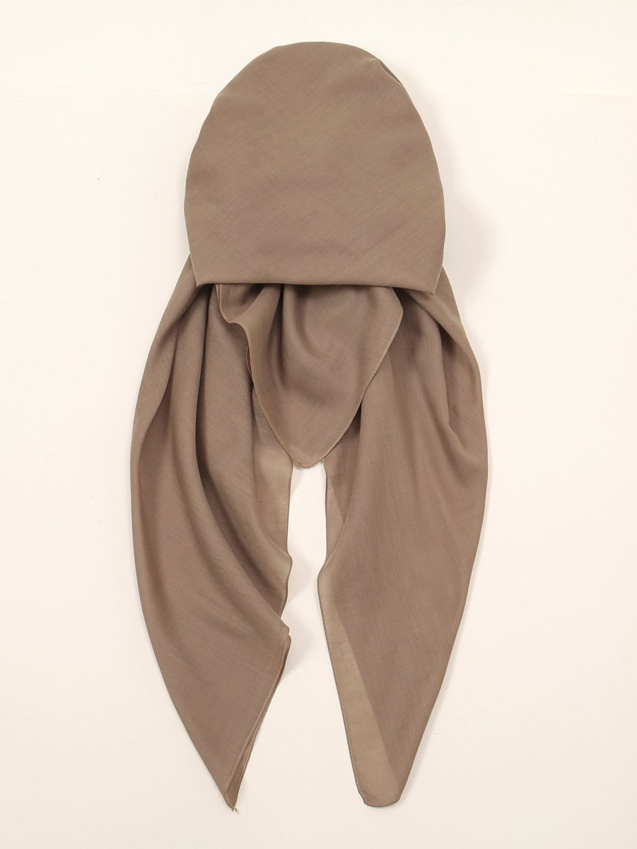 Premium Elastic Turban Caps Triangle Headwrap with Two-Tail Pullover Design (MH118)