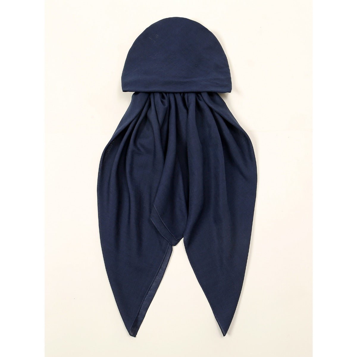 Premium Elastic Turban Caps Triangle Headwrap with Two-Tail Pullover Design (MH118)