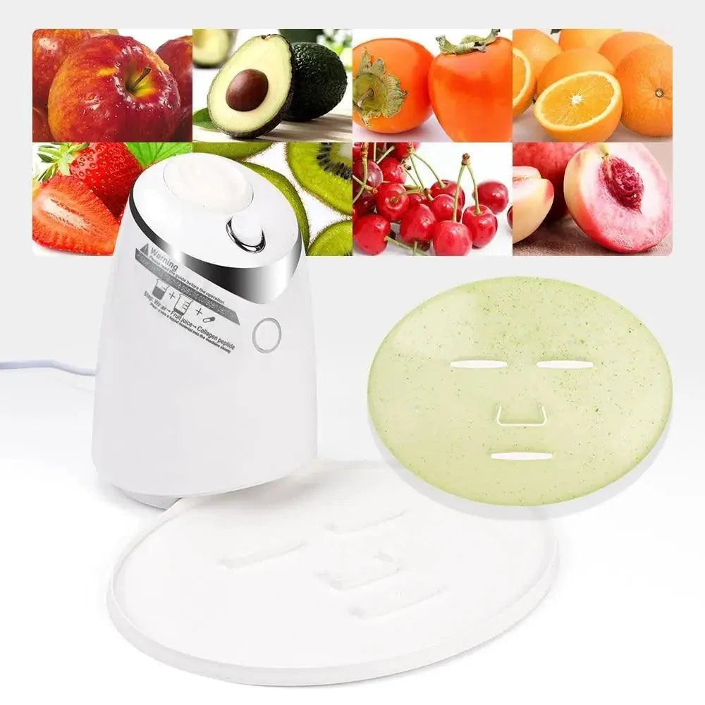Premium Intelligent Facial Mask Maker for Collagen Fruit Vegetable Automatic Face Cream Making Facial Cream Maker Machine, Professional Facial Mask Machine Collagen Fruit Vegetable Automatic Facial Care Masks Maker Machine with Human Voice Reminder