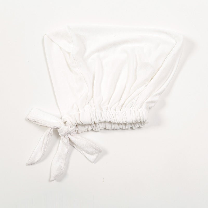 Premium Mercerized Cotton Cross-Strap Design Hijab Cap with Adjustable Brim (MH116)