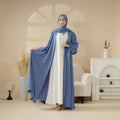 Premium Ribbon Sleeve Abaya: An Elegant Four-piece Abaya Set (MOA105)