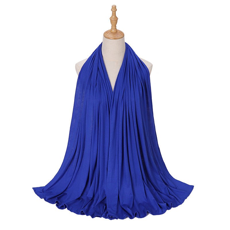 Premium Boho Style Large Mercerized Cotton Hijab (MH114）