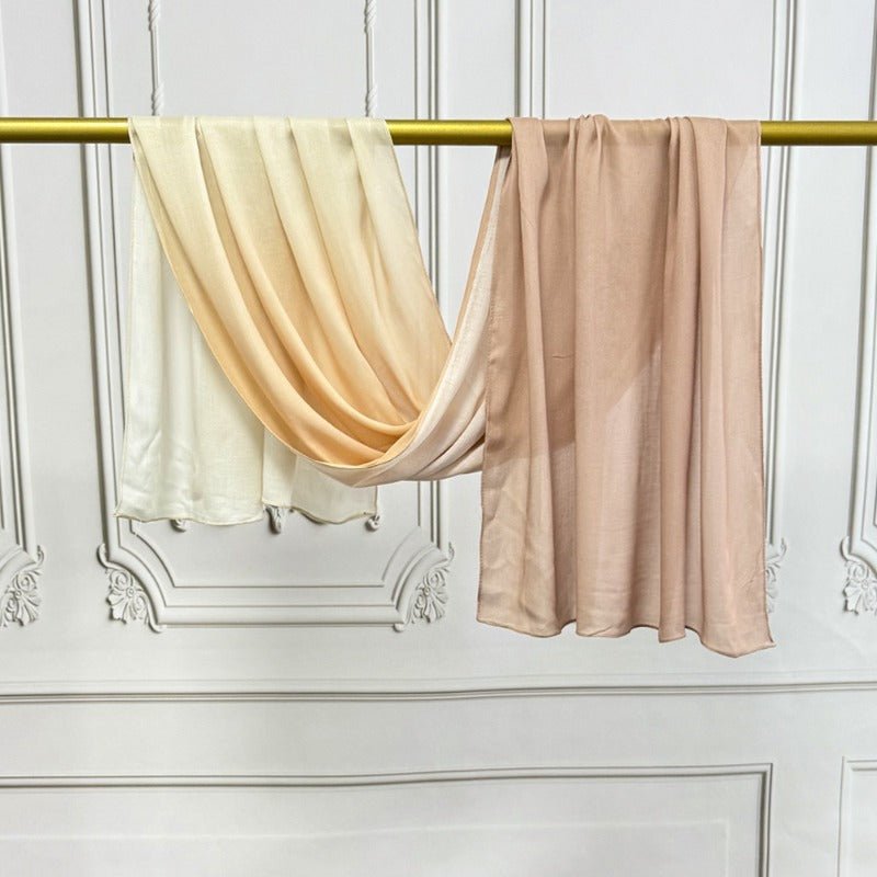Premium Ultra-Soft Modla Gradient Hijab Scarf(MH147)