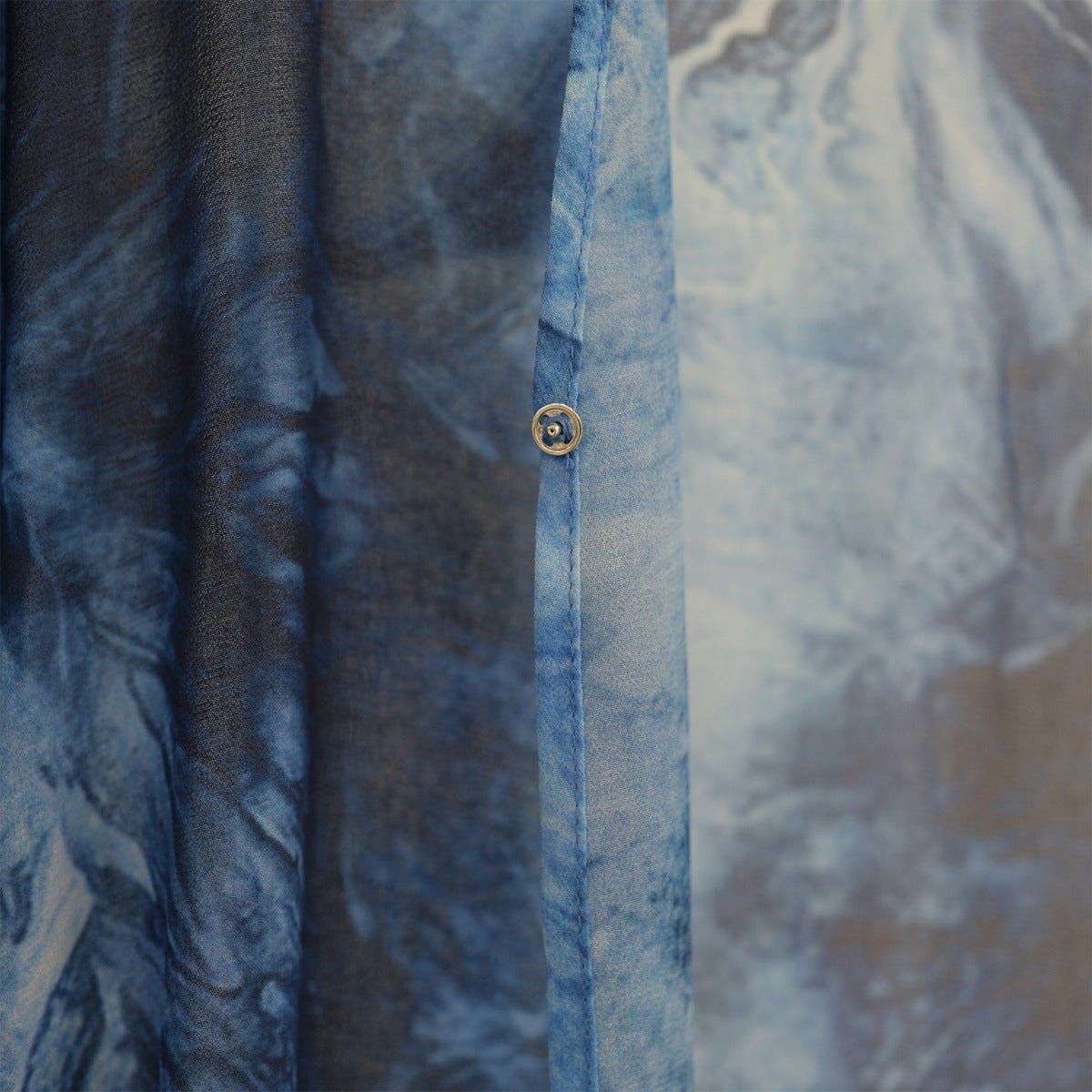 Printed Cardigan Abaya Collection | Modest Luxury Loungewear Feather-Print Robes (MOA194)