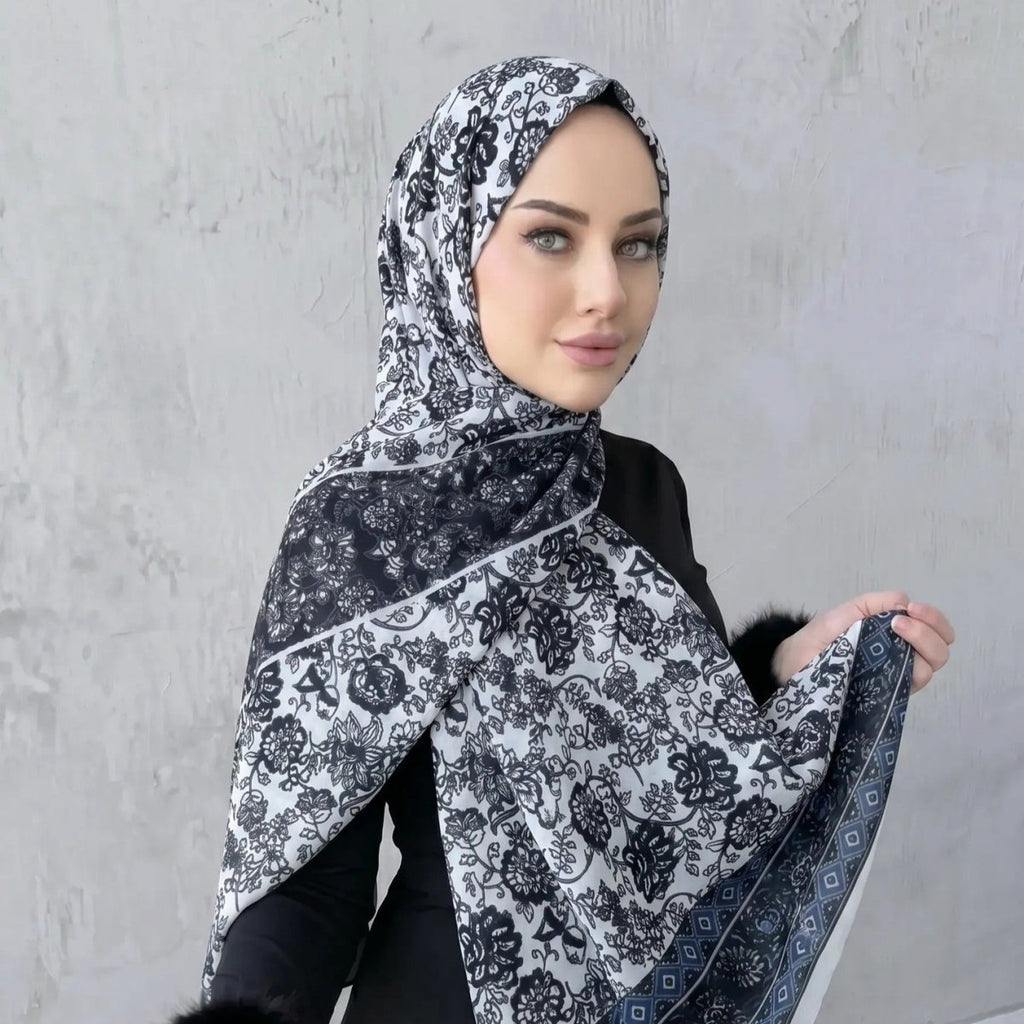 Printed Hijab Scarf(MH239)