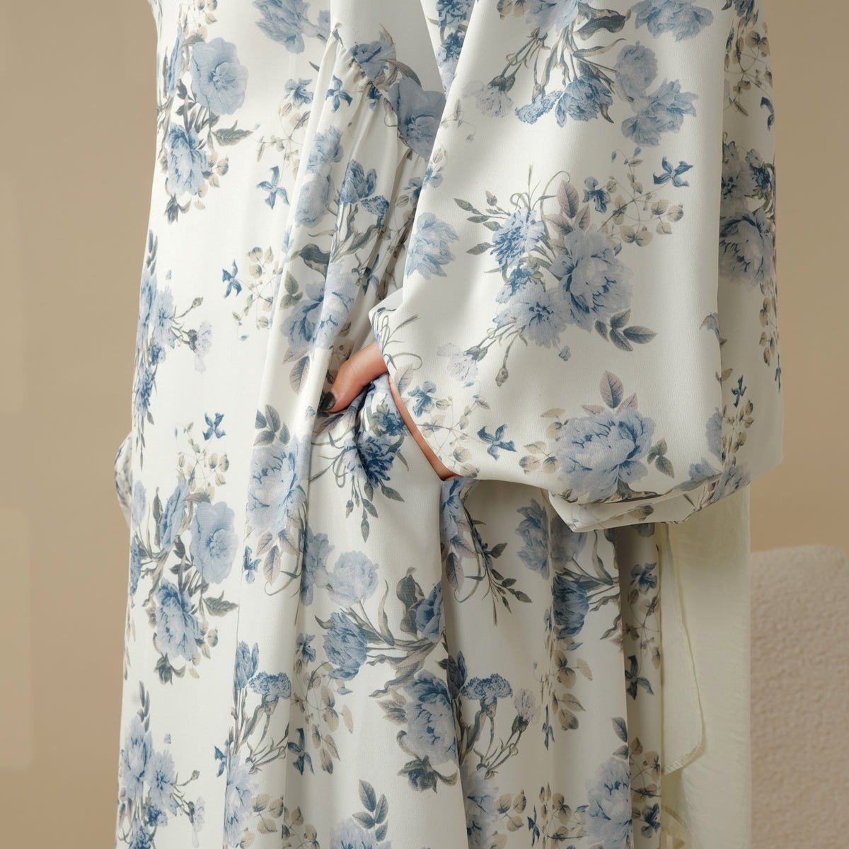 Printed Reversible Abaya (MA082)