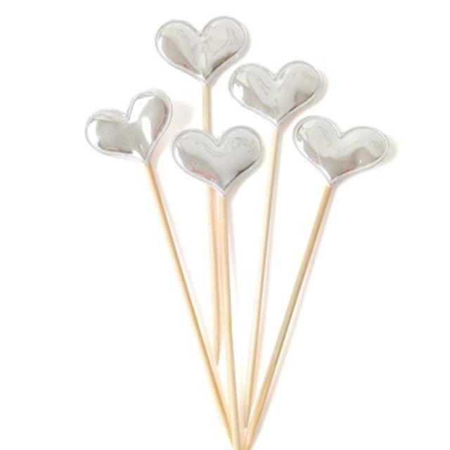 5PCs Love Happy Birthday Cake Toppers Heart Stars And Crown Stars In Various Shapes And Colors Acrylic Cake Topper Happy Birthday Cake Topper Cake Decoration Crown Stars Cupcake Topper Flags For Wedding Kids Birthday Party Supplies Cake Decoration