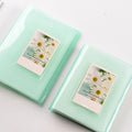 Cute Mini Holds 64 Photos Album Jelly Color Photo Album for Name Card 7s 8 25 50s Mini Photo Album Ring Binder Cover Refillable Notebook Photo Album