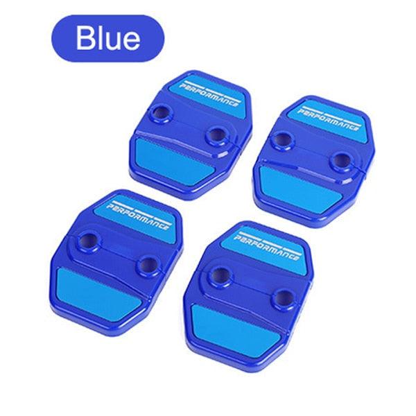 4Pcs Brand New Car Door Lock Cover Stainless Steel Door Lock Covers Protection Car Door Lock Latches Cover Protector Car Door Lock Latches Cover Protector for Car Decoration Accessories Door Lock Covers Protection
