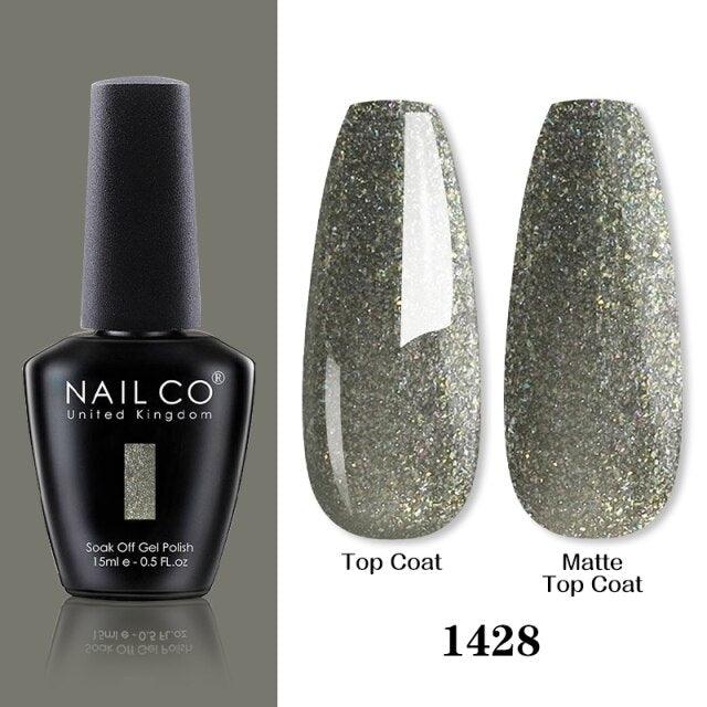 Womens Gel Nail Polish Multi Glossy and Matte Colors Elegant Manicure Design For Womens