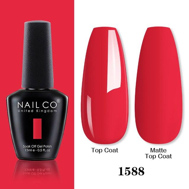 Womens Gel Nail Polish Multi Glossy and Matte Colors Elegant Manicure Design For Womens