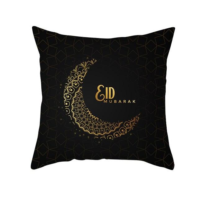 Black Gold Pattern Decorative Pillowcase Cushion Peach Skin Colorful Decorative Pillow Cases Sofa Couch Decoration Cushion Covers Pillow Beautiful Pillowcase