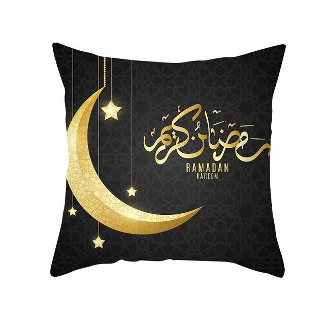 Black Gold Pattern Decorative Pillowcase Cushion Peach Skin Colorful Decorative Pillow Cases Sofa Couch Decoration Cushion Covers Pillow Beautiful Pillowcase