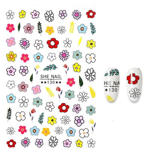 3D Nail Stickers Flower Graffiti Abstract Sexy Woman Face Design Adhesive Nail Art Decor Foil Slider Manicure Stickers For Nails Woman Decoration Nail Art Nail Ornament Self Adhesive Nail Decals Colorful Nail Sticker Jewelry Design For Nails Sliders Tips