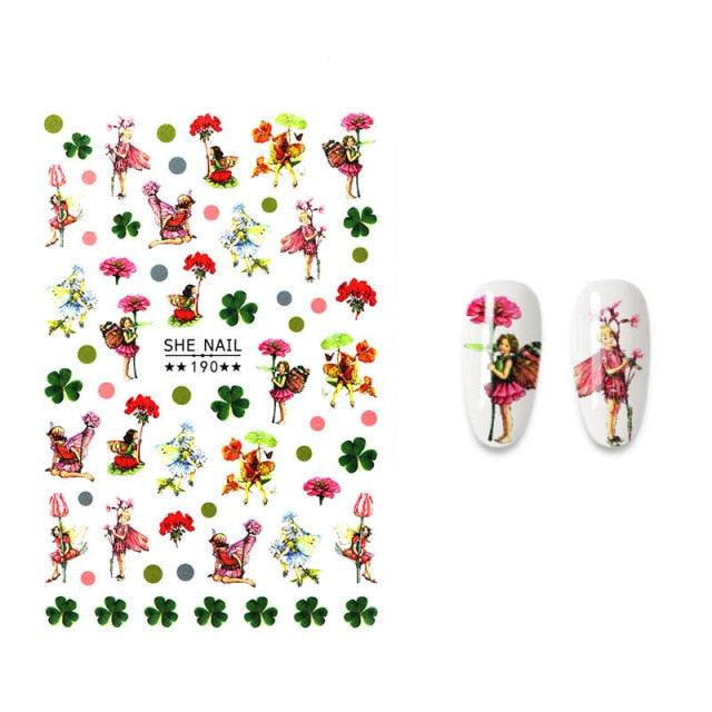 3D Nail Stickers Flower Graffiti Abstract Sexy Woman Face Design Adhesive Nail Art Decor Foil Slider Manicure Stickers For Nails Woman Decoration Nail Art Nail Ornament Self Adhesive Nail Decals Colorful Nail Sticker Jewelry Design For Nails Sliders Tips