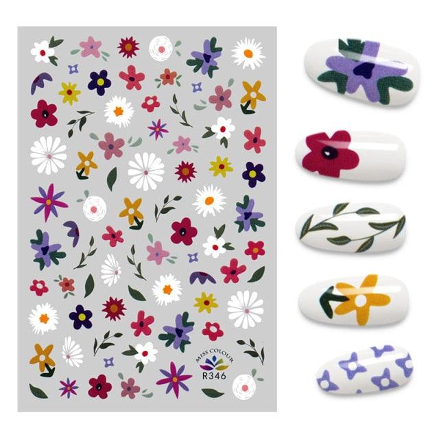 3D Nail Stickers Flower Graffiti Abstract Sexy Woman Face Design Adhesive Nail Art Decor Foil Slider Manicure Stickers For Nails Woman Decoration Nail Art Nail Ornament Self Adhesive Nail Decals Colorful Nail Sticker Jewelry Design For Nails Sliders Tips