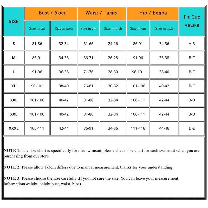 Bikini Set Swimwear Women Print Swimsuit Push Up Plus Size Bathing Suit Beachwear Women's Push-Up Bikini Set Padded Bikini Swimsuit