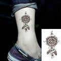 Elegant Black Music Notes Waterproof Sticker Tattoos Temporary Chest Shoulder Tattoos For Men Women