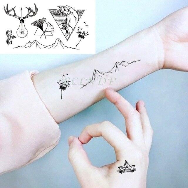 Lion King Temporary Tattoo Waterproof Black And Colorful Small Big Luxury Tattoo For Mens Womens