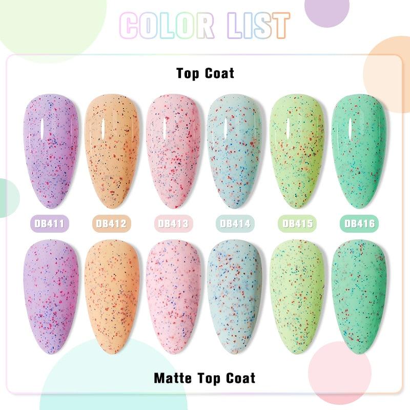 TREND Popular Luxury Interesting Nail Gel Nail Polish Permanent Jelly Eggshell Gel Polish Luxury Eggshell Design For Womens and Girls