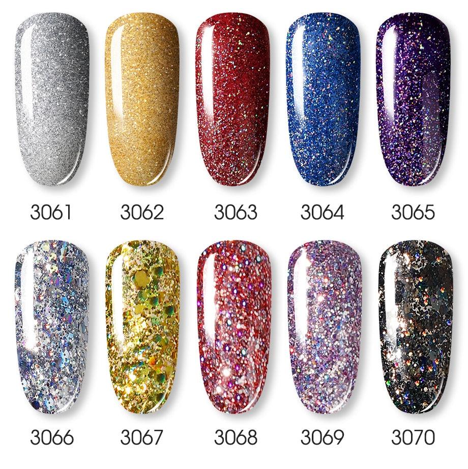 Shiny Womens Gel Nail Polish Permanent Painting Glossy Matte Effect For Manicure Nail Art Design For Womens and Girls