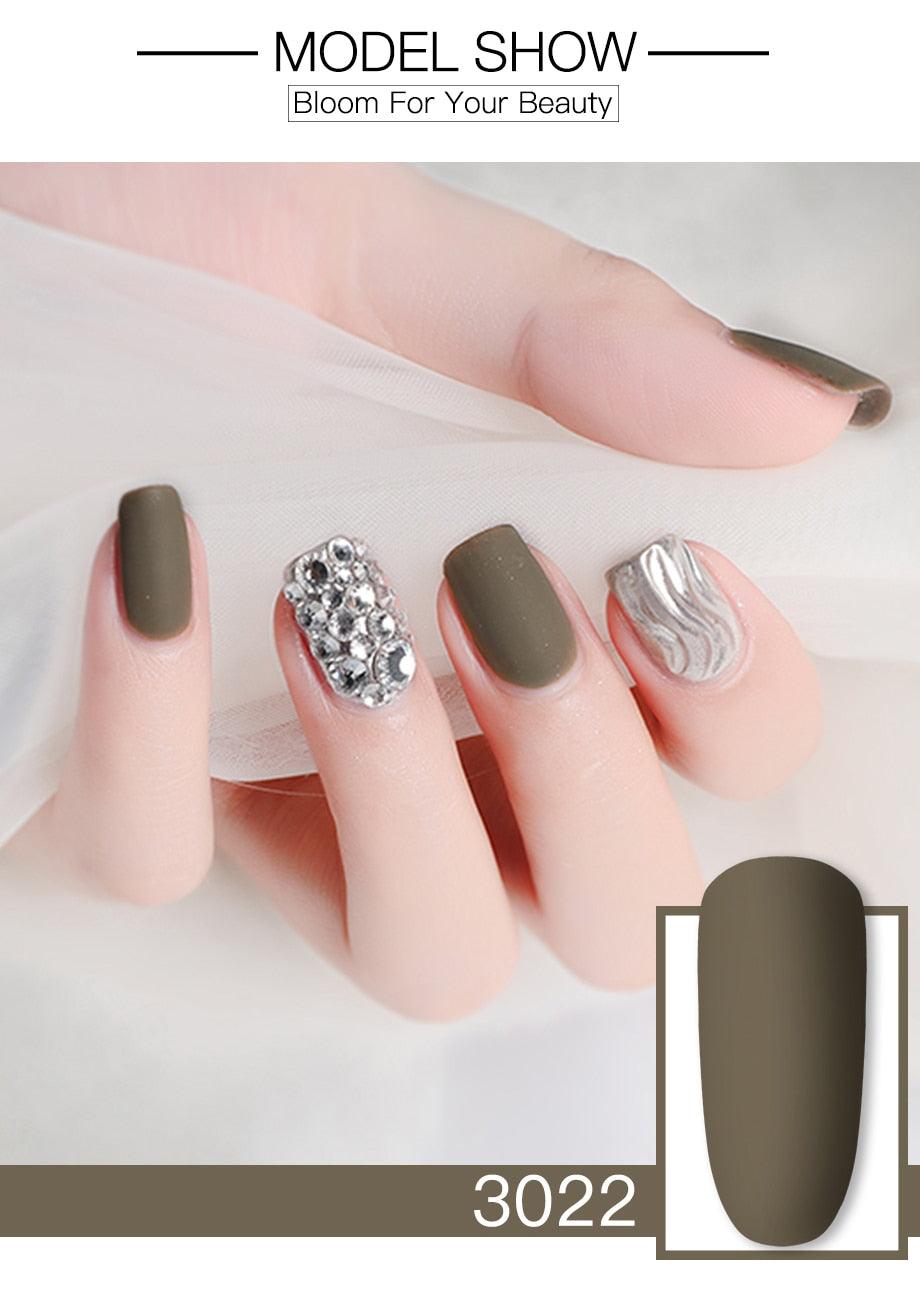 Shiny Womens Gel Nail Polish Permanent Painting Glossy Matte Effect For Manicure Nail Art Design For Womens and Girls