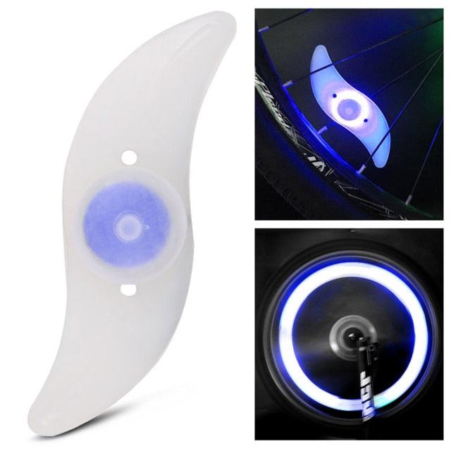3 Lighting Mode LED Neon Bicycle Wheel Spoke Light Waterproof Color Bike Safety Warning Light Cycling Light Decoration Safety Warning Tire Strip Light Bright Color Bicycle Spoke Lights
