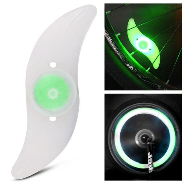 3 Lighting Mode LED Neon Bicycle Wheel Spoke Light Waterproof Color Bike Safety Warning Light Cycling Light Decoration Safety Warning Tire Strip Light Bright Color Bicycle Spoke Lights