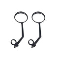 Bike Rear Mirrors Degree Rotation Bicycle Rearview Mirrors Suitable For Mountain Road Bike Safe Rear View Mirror Adjustable Rotatable HD Wide Angle Cycling Biking Clear Acrylic Convex Mirror