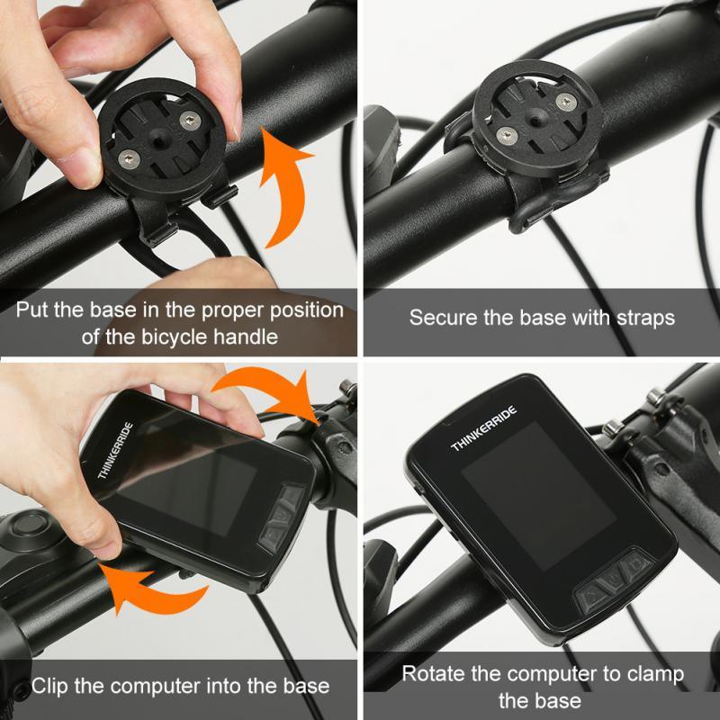 GPS Wireless Bike Computer Waterproof Bicycle Odometer Large Color LCD Screen Maps Navigation Cycling Speedometer Wired Bicycle Speedometer Waterproof Cycle Computer With Backlight LCD Display Automatic Sleep