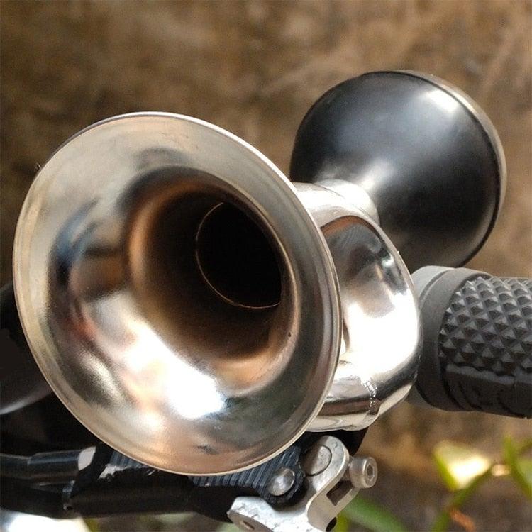 Bicycle Horn Bike Cycling Air Horn Handlebar Alarm Bicycle Bell Bugle Bike Accessories Bugle Horn Retro Horn Bike Horn Classic Vintage Metal Twist Loudspeaker Hooter