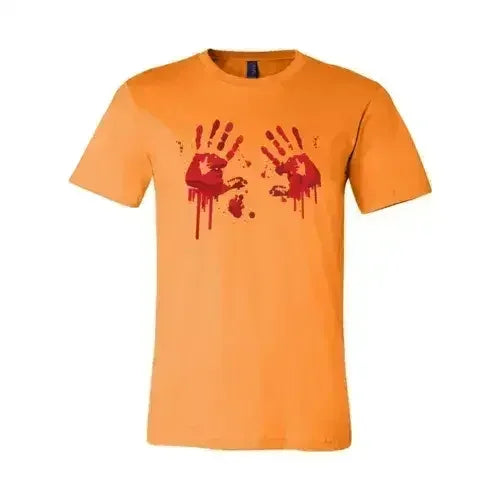 Bloody Hand Prints T-shirt | Classic Unisex Bella Canvas Tee