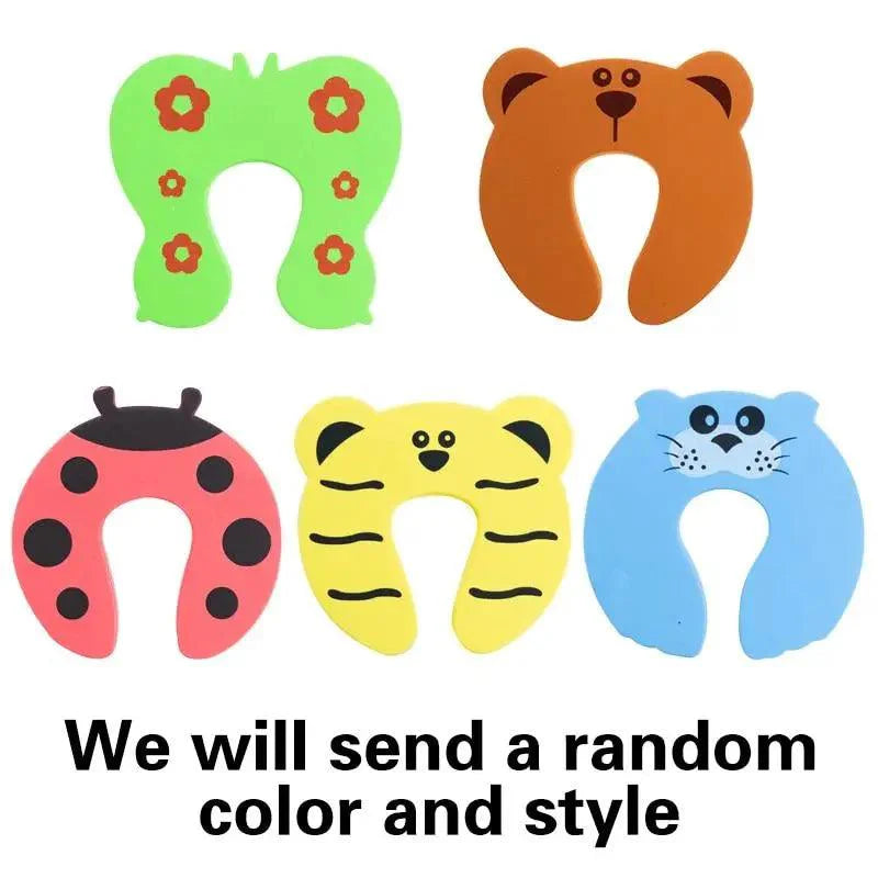 Protection Baby Safety Cute Animal Security Door Stopper Baby Card Lock Newborn Care Child Finger Protector