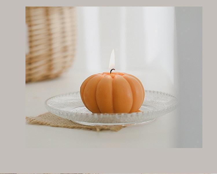 Pumpkin Candle Creative Handmade Aromatherapy Candle Pumpkin Candle Fall Candle Gift Set For Women Aromatherapy Candle Gift For Halloween Decorations Candle Photo Home Restaurant Hotel Decoration