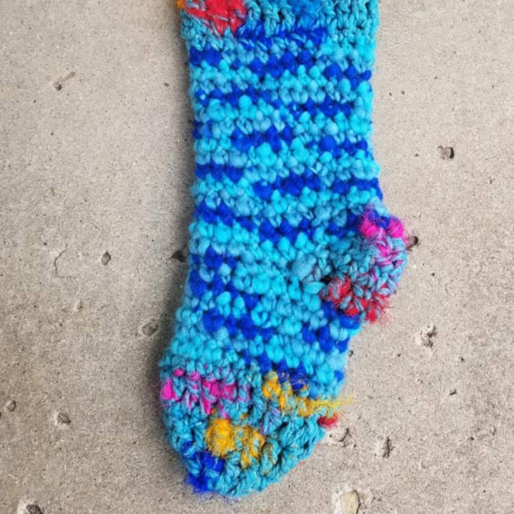 Punky Chunky Holiday Stocking Crochet Pattern