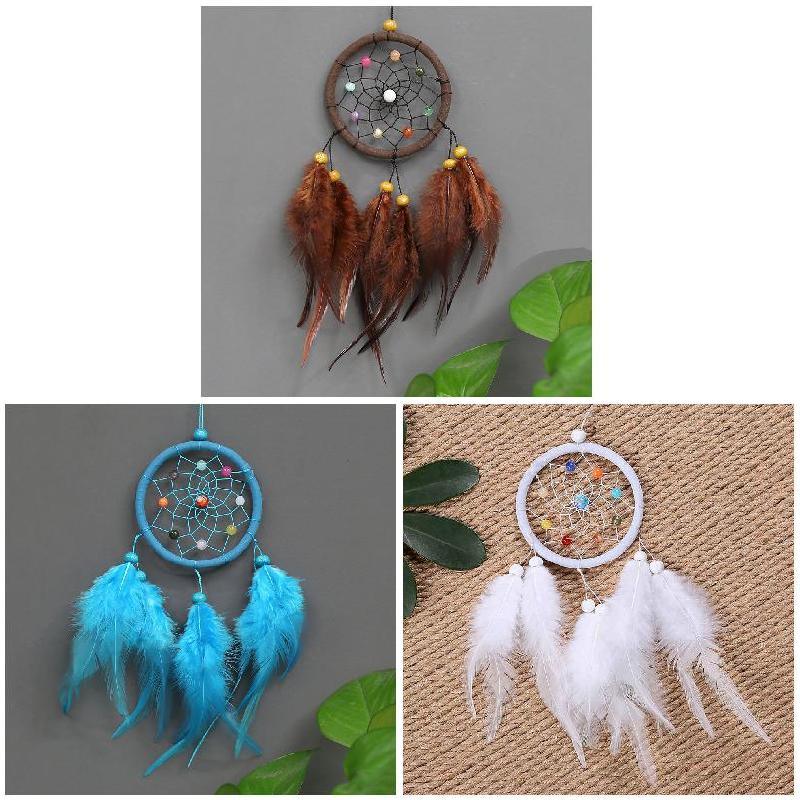 Pure Handmade Dream Catcher Hanging Ornaments Indian Style For Wall Decoration Birthday Gift Decorations Wind Chimes Home Wall Hanging Decora Wedding Decoration Craft Photography