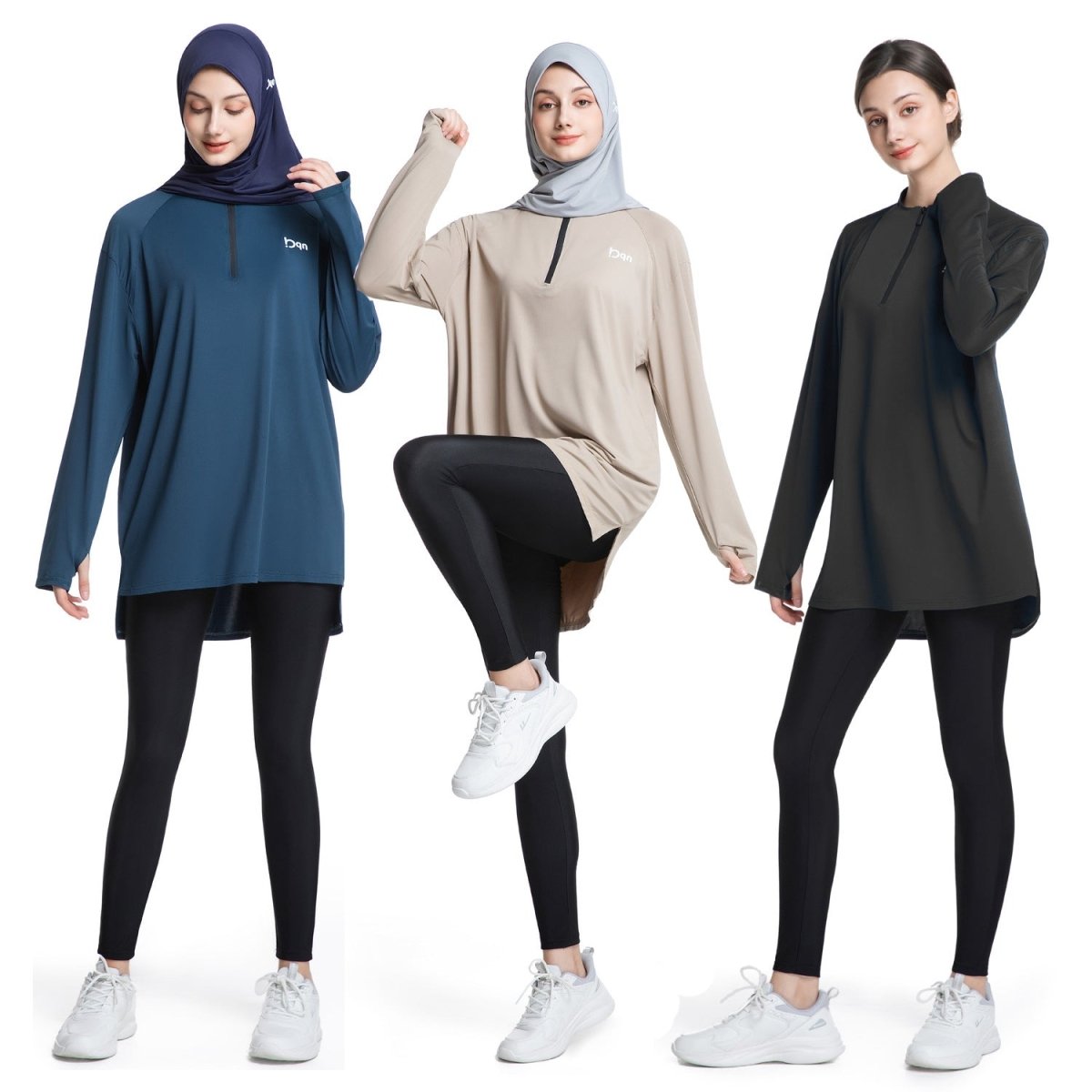 Quick-Dry Activewear with Thumb Holes Sports Top (MS289)